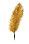 Manuscript Ostrich Quill with Nib - Gold