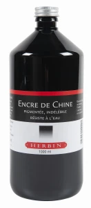 Tusz do kaligrafii Herbin Indian Ink - czarny - 1000 ml