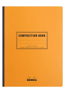 Rhodia Classic Composition Book B5 - orange gridded