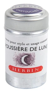 Naboje do piór wiecznych - J. Herbin - 6 szt. Poussiere de Lune