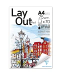 Clairefontaine Layout Pad 75 g/m2 - A4 - 70 sheets