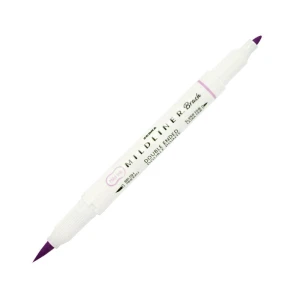 Dwustronny pisak Zebra Mildliner BRUSH - Magenta