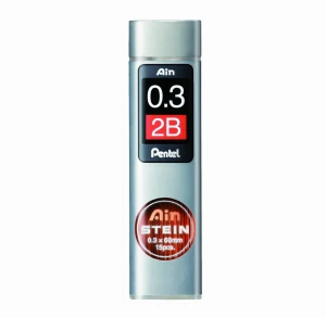 Ain Stein Lead - 0.3 mm - 2B - 15 pcs. 