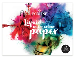 Blok Ecoline Liquid Water Colour Paper - 12 ark.