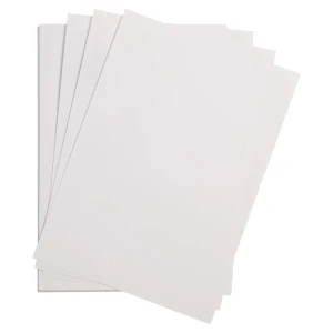 Gładki papier barwiony Clairefontaine Maya 120 g/m2 - white 97363C A4 - 5 ark. 