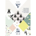 Zestaw papierów we wzory Clairefontaine A4 - Sloth