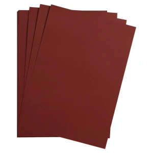 Gładki papier Clairefontaine Maya 270g/m2 - burgundy 48076C A3 - 5 ark.  