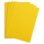Clairefontaine Maya Smooth Paper 120 g/m2 - sun yellow 97353C A4 - 5 sheets 
