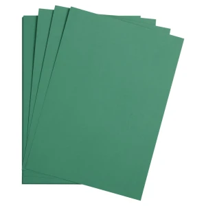 Gładki papier Clairefontaine Maya 120 g/m2 - dark green 97351C A4 - 5 ark.   