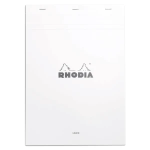 Notepad Rhodia Basics No. 18 A4 - White lined
