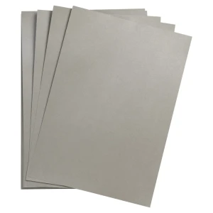 Gładki papier barwiony Clairefontaine Maya 120 g/m2 - silver 97381C A4 - 5 ark. 