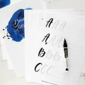 ćwiczenia brush lettering
