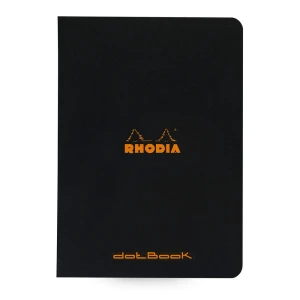 Rhodia Classic Notebook  A4 - black dotted