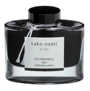Atrament Pilot Iroshizuku Take-sumi - Węgiel bambusowy - 50 ml 