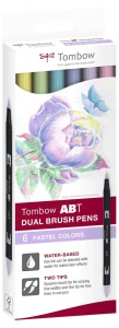 Zestaw Tombow ABT Pastel Colours - 6 szt.
