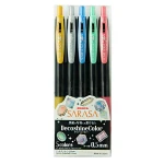 Zebra Sarasa Clip Gel Pen - DecoshineColor - 5 colors set