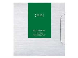 Naboje do piór Pilot Iroshizuku Shin-ryoku - Głęboka zieleń - 6 szt.