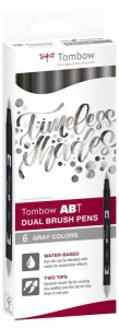Zestaw Tombow ABT Gray Colours - 6 szt.