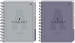 Academy Notebook  A5 Wirebound with Dividers - 100 gridded sheets
