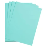 Clairefontaine Maya Smooth Paper 270 g/m2 - turquoise 97469C A4 - 5 sheets 