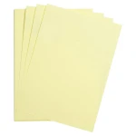 Clairefontaine Maya Smooth Paper 120 g/m2  - straw yellow 97367C A4 - 5 sheets 