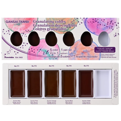 Gansai Tambi Granulating Colors - 5 kolorów