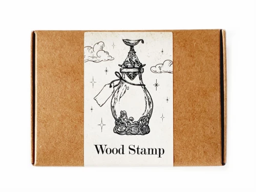 Drewniany stempel A Log of Atlantis Dominant Industry