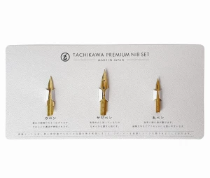 Zestaw stalówek ze zbiorniczkami Tachikawa Premium Nib Set
