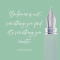 Pióro wieczne Manuscript Clarity - Balancing Green