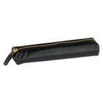 Clairefontaine Le Cerisier Blanc Leather Pencil Case - Black