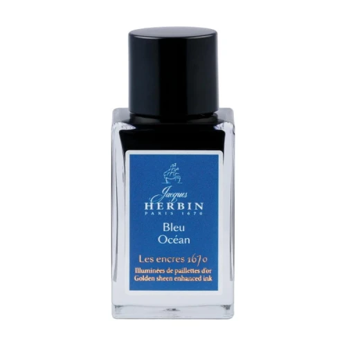 Atrament Jacques Herbin Encres 1670 - Bleu Océan - 15 ml