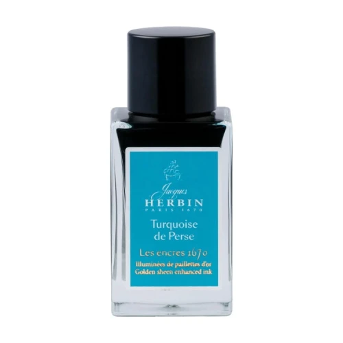 Atrament Jacques Herbin Encres 1670 - Turquoise de Perse - 15 ml