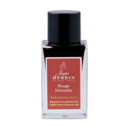 Atrament Jacques Herbin Encres 1670 - Rouge Hématite - 15 ml
