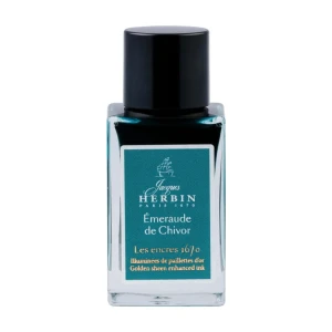 Atrament Jacques Herbin Encres 1670 - Emeraude de Chivor - 15 ml