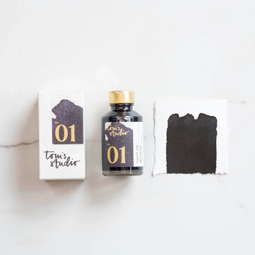 Atrament Toms Studio 01 Deep Black - 50 ml