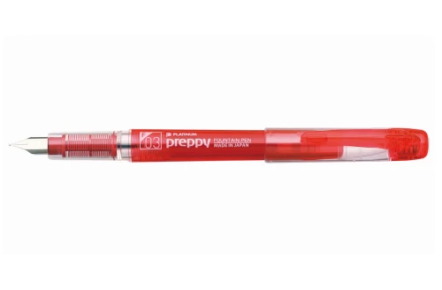 Pióro wieczne Platinum Preppy - czerwone - 0.3 F