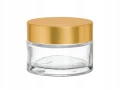 Szklany słoik 30 ml - złota nakrętka