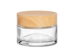 Glass Jar 30 ml - Bamboo Cap