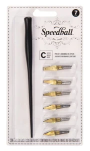 Zestaw Speedball ze stalówkami typu C