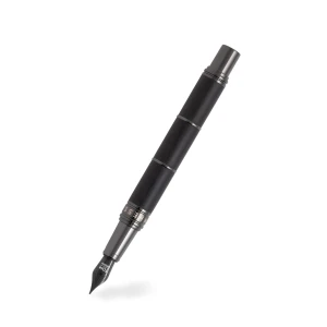 Tom Hessin Revolution Collection Fountain Pen - Charcoal - F