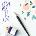 Stalówka One-Dip-Nib w obsadce prostej Flourish Tom's Studio - Sterling Steel