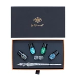 Manuscript Victoriana Glass Dip Pen Set