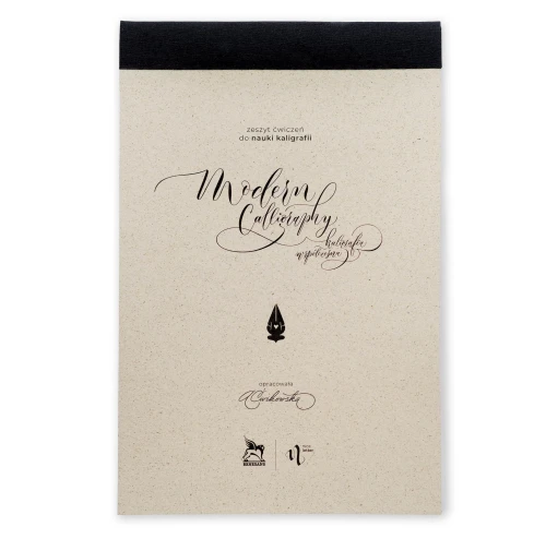 Zeszyt ćwiczeń do nauki kaligrafii Modern Calligraphy