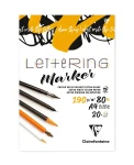 Blok Clairefontaine Lettering Marker 190 g/m2 - A4 - 20 ark.
