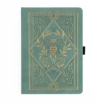 Notatnik Archer & Olive Keeper of Bees in Soft Teal A5 - 192 białe strony gładkie - SB327