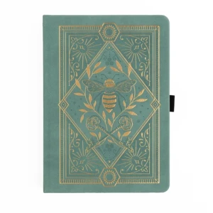 Notatnik Archer & Olive Keeper of Bees in Soft Teal B5 - 160 białych stron w kropki - B5388