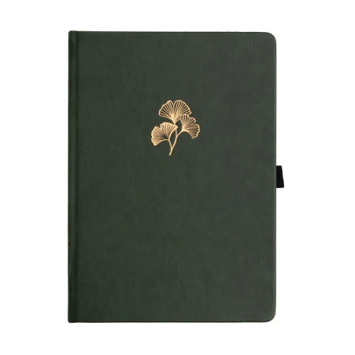 Notes Archer and Olive Ginkgo Leaf B5
