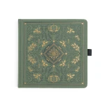 Notatnik Archer & Olive Storybook in Vintage Olive 20x20 cm - 160 białych stron w kropki - SQ354