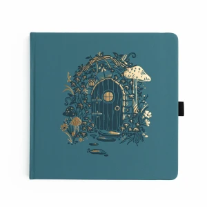 Notatnik Archer & Olive Fairy House 20x20 cm - 160 białych stron w kropki - SQ407