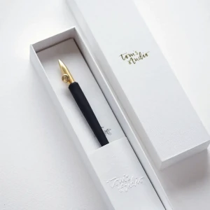 Stalówka One-Dip-Nib w obsadce prostej Flourish Tom's Studio - Brass